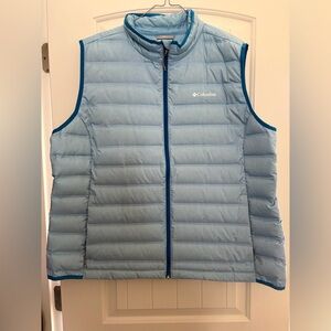 Columbia Light Blue Puffer Vest